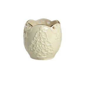 Lenox Merry Lights Votive | Ivory Christmas Tree Candle Holder 3″